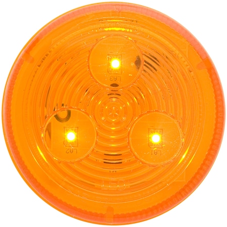 Optronics 3-Led 2.5in. Yellow Marker/Clearance Light MCL57AB